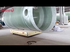 0-20tonは導かれたカートのリチウム電池式の倉庫のトロリーを自動化した