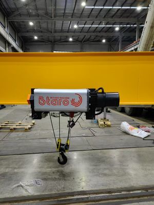 12ヶ月保証 ワイヤーロープ式電気ホイスト 2-20m/min 走行速度 周波数変換制御